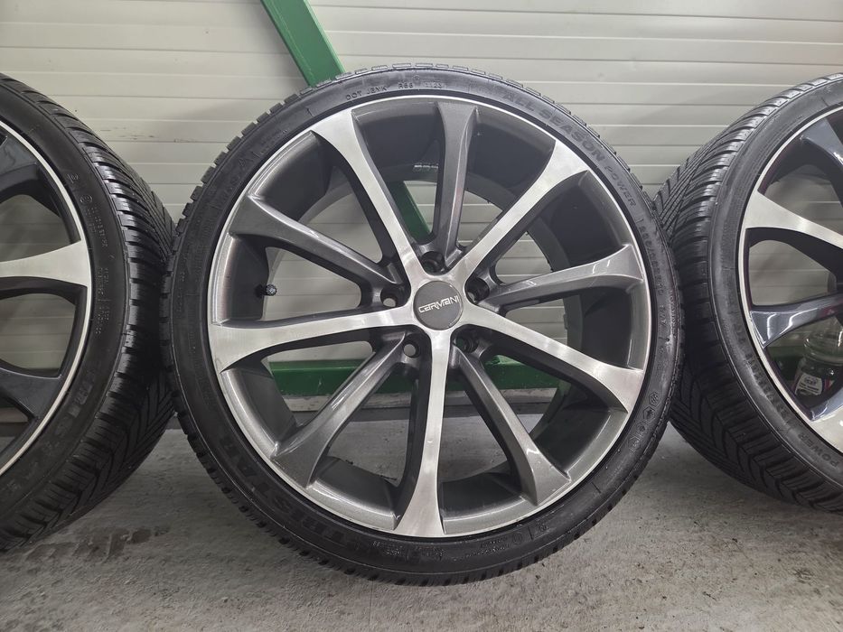 Jante Carmani 5x112 19” et35 8j fabricate in Germania + Cauciuri M + S