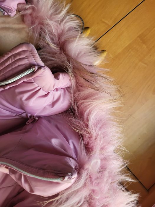 Пуховое пальто на девочку