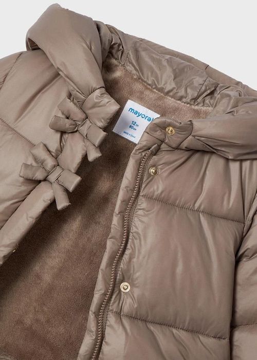 MAYORAL топла зимна шуба с панделки