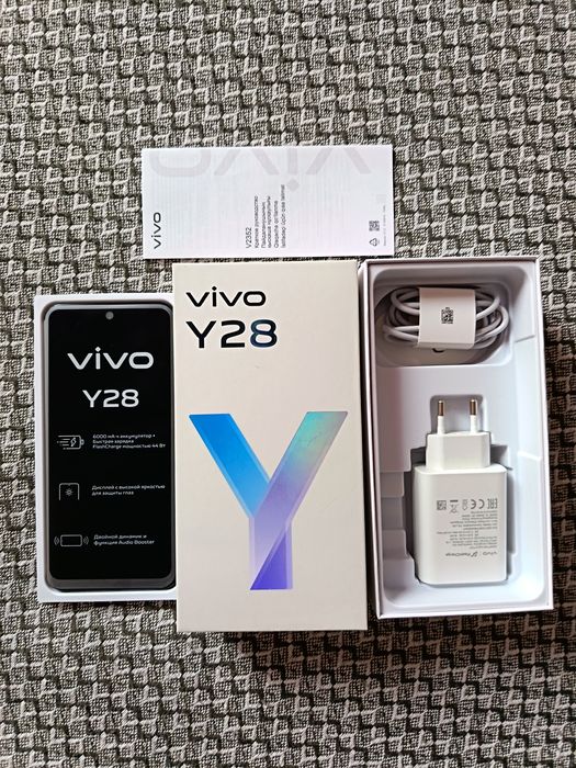 Смартфон VIVO Y28 256 Gb сотовый телефон мобильный сотка