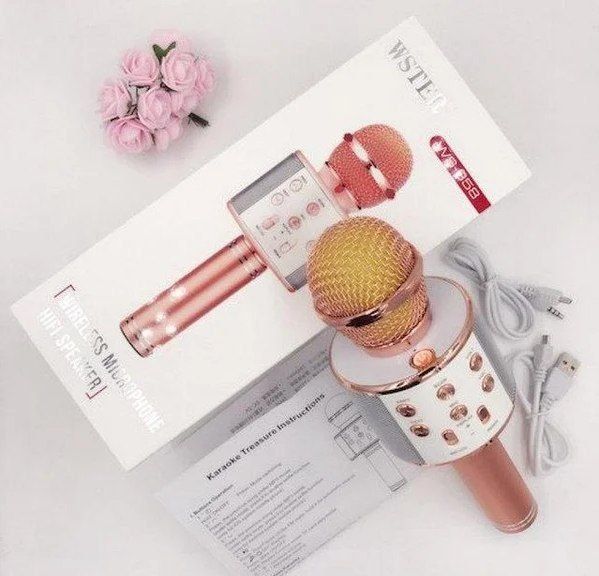 Ручной микрофон беспроводной с аудио модулем