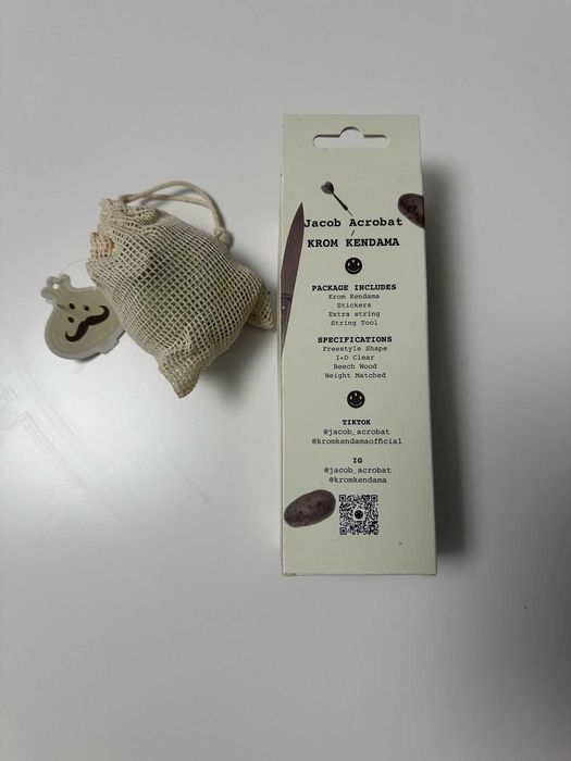 Kendama Krom Jacob Acrobat originală – nouă, ediție pro + săculeț