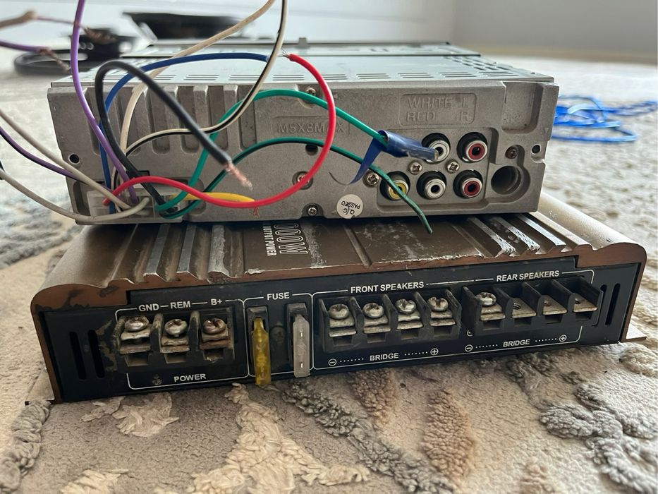 Kenwood парымен,савбуфер усилительімен