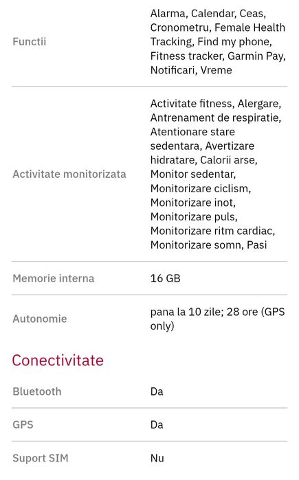 Garmin fenix 8 AMOLED 43mm – inox/Whitestone cu curea Whitestone