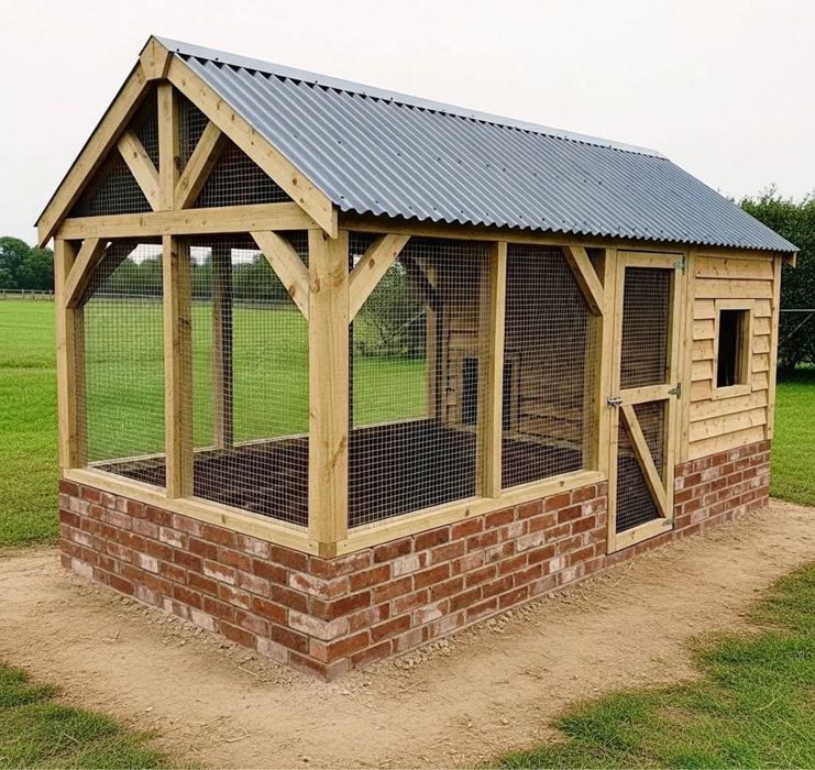 Курятник с выгулом
