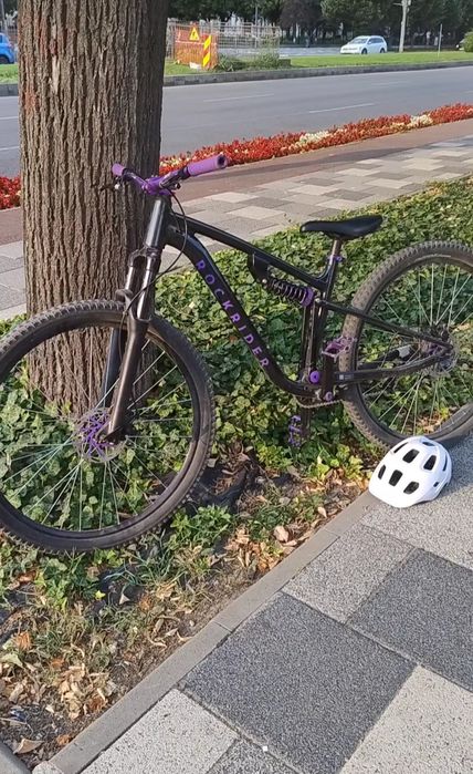 Bicicleta full shspension rockrider expl 100s