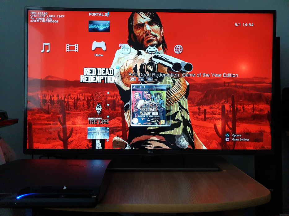 PS3 modat CFW 500 GB Overclock 900 / 975 + 40 jocuri (GTA V, NFS, CoD)