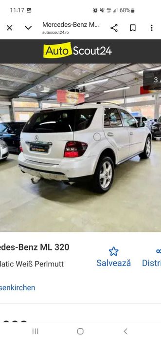 Vand mercedez Ml320