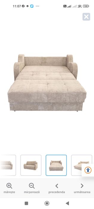 Vând canapea extensibila 160/200