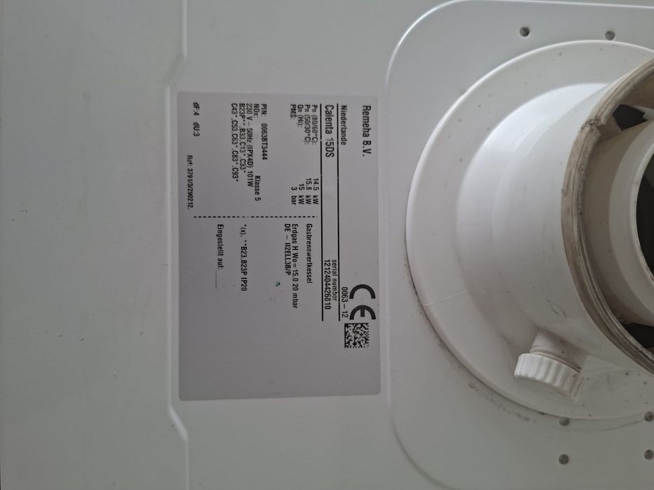 Centrala pe gaz Remeha Calenta 15DS