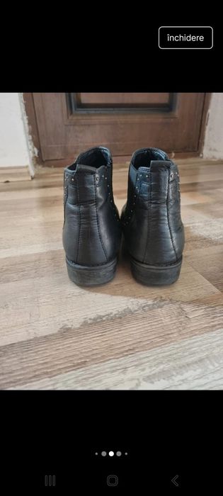 Ghete chelsea dama piele naturala