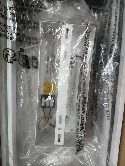 Смарт LED таванна лампа BAYHT, интелигентен LED плафон 80W, 105 см, димируема