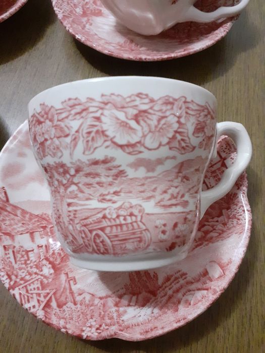 Set cești porțelan vechi Anglia.