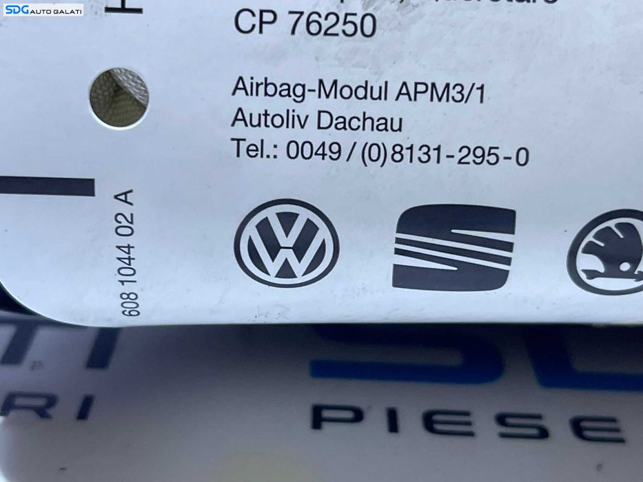 Airbag Pasager Volkswagen Jetta 3 2006 - 2011 Cod 608104402A  [L7793]