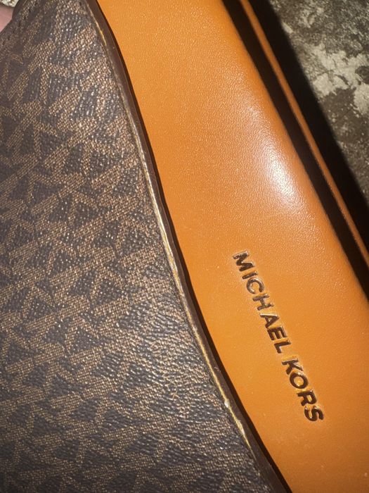 Сумка оригинал Michael kors канва и кожа