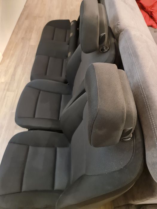 Interior Negru Textil Scaune/Bancheta Rabatabila BMW F11  F10