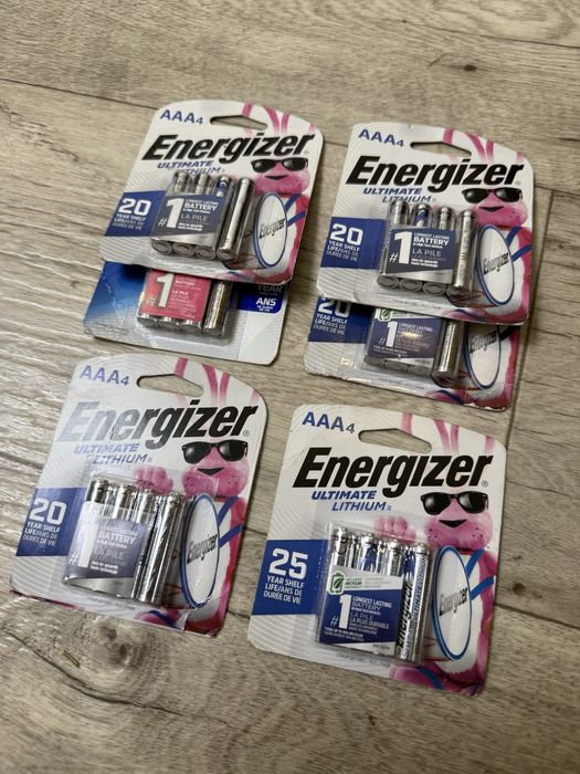 Батарейки (Энерджайзер) Energizer Ultimate Lithium - AAA для GPS