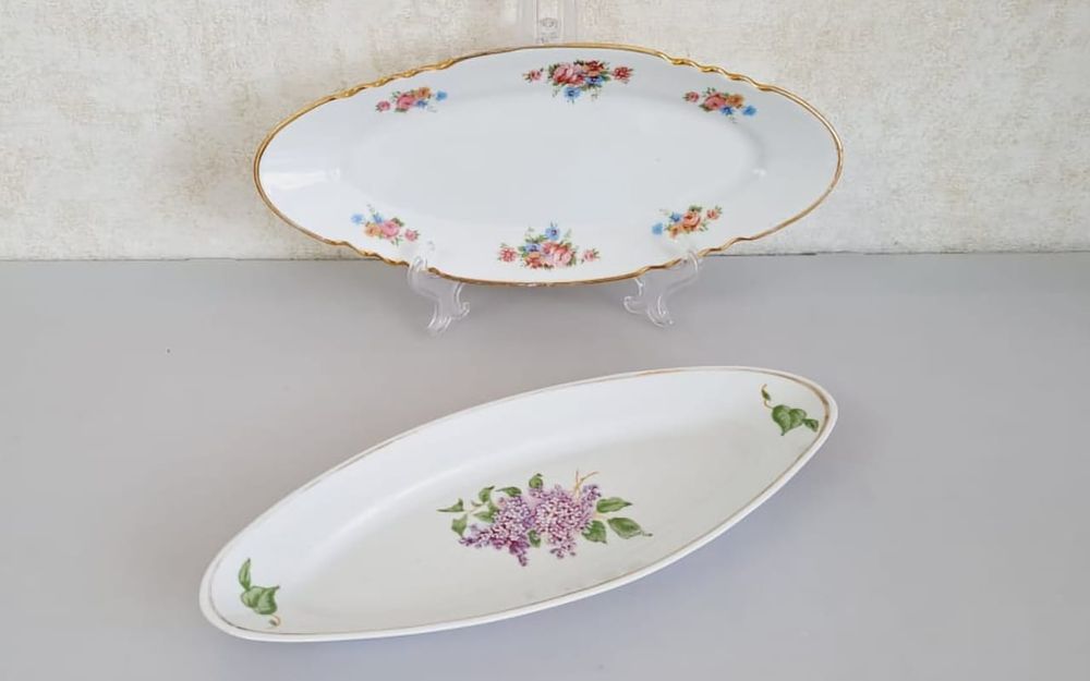 Тарелки фарфоровые Дулево