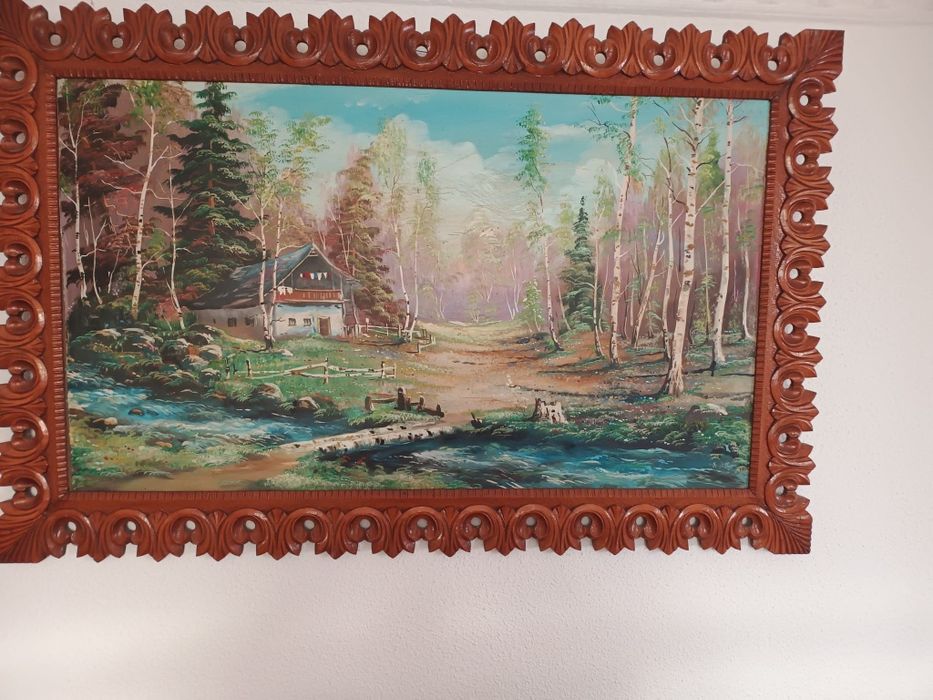 Tablou special cu rama sculptată 120x67