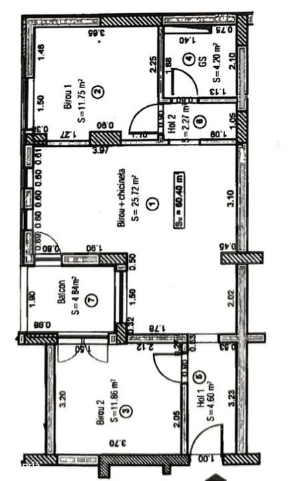Apartament 3 camere, 61 mp, Calea Aradului