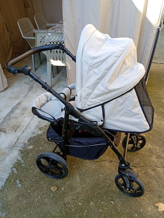 Căruț Krausman – Carucior 3 in 1 Combo Max Light Grey – Testat ADAC