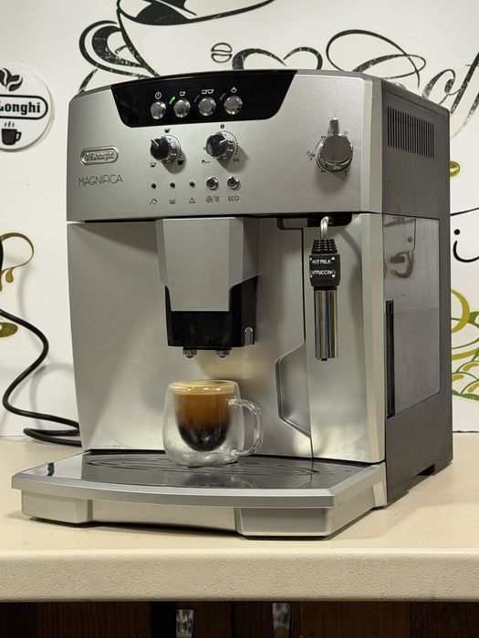 Кафемашина кафе автомат delonghi magnifica с гаранция