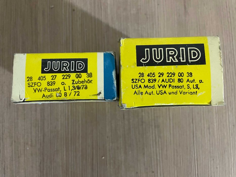 Placute frana JURID NOS anii 70 pentru Audi 80 VW Passat Mercedes