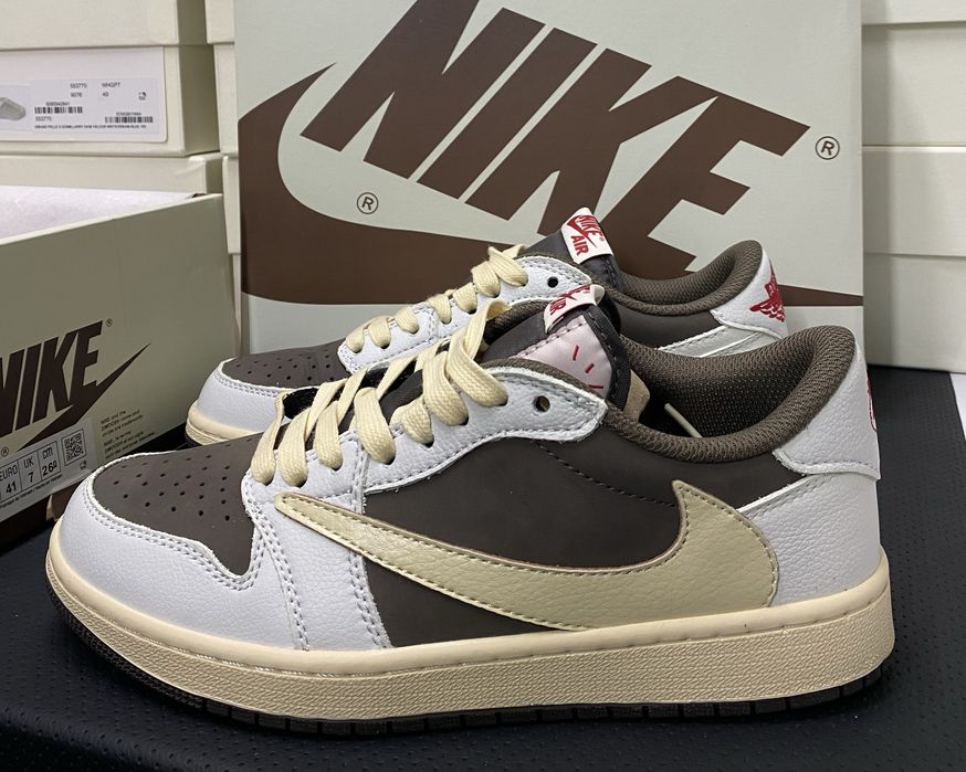 Travis Scott Jordan 1 Retro Low OG SP Jordan 1 Travis Scott Reverse Mocha Made Vietnam