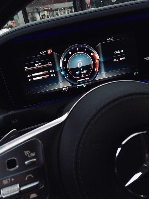 AMG Меню Активиране AMG Programming Clusters Instrument АМГ Километраж