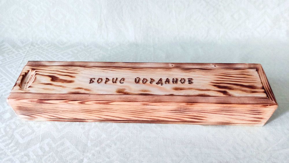 Персонализирани палки за барабани с кутия - ръчна изработка