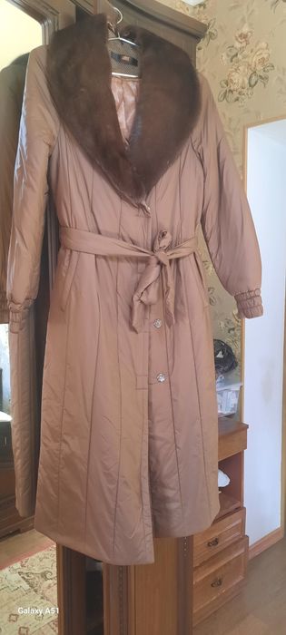 Куртка с норковым воротником