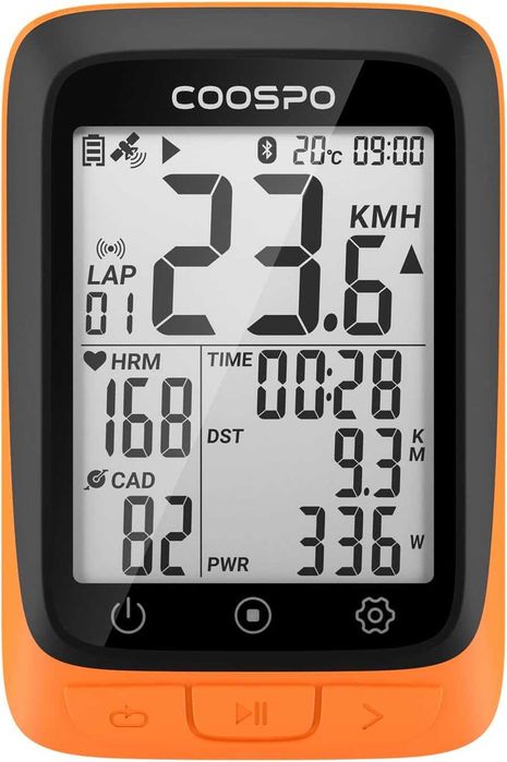 Велокомпютър CooSpo BC107 GPS ANT+ Bluetooth