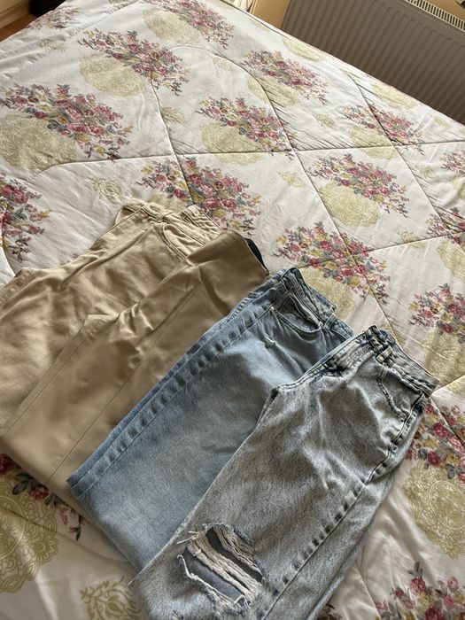Дънки от Berska Pull bear и Зара