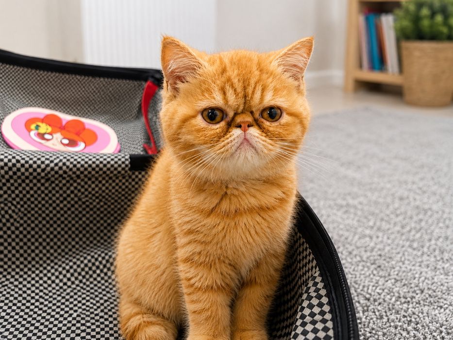 Pui pisica exotic shorthair