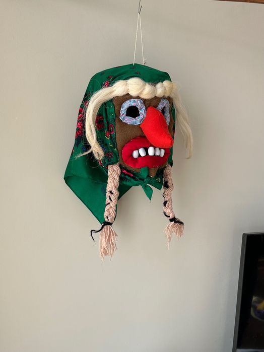 Mască traditionala /Masca babuta de anul nou