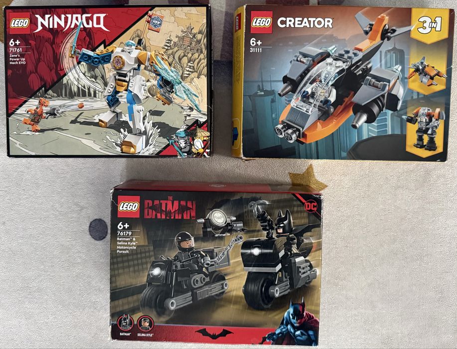 Lego Duplo/Spidey/Sonic/Batman/City/Creator/Ninjago,Super Mario,Friends
