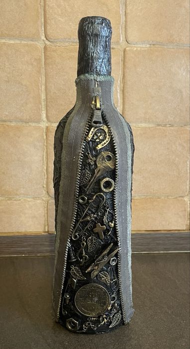 Sticle vin decorate manual