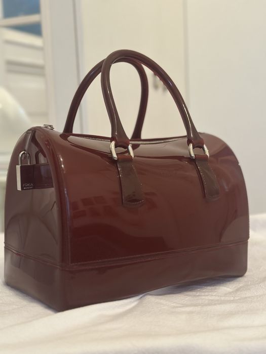 Geanta Furla, Wine Red Candy Bag