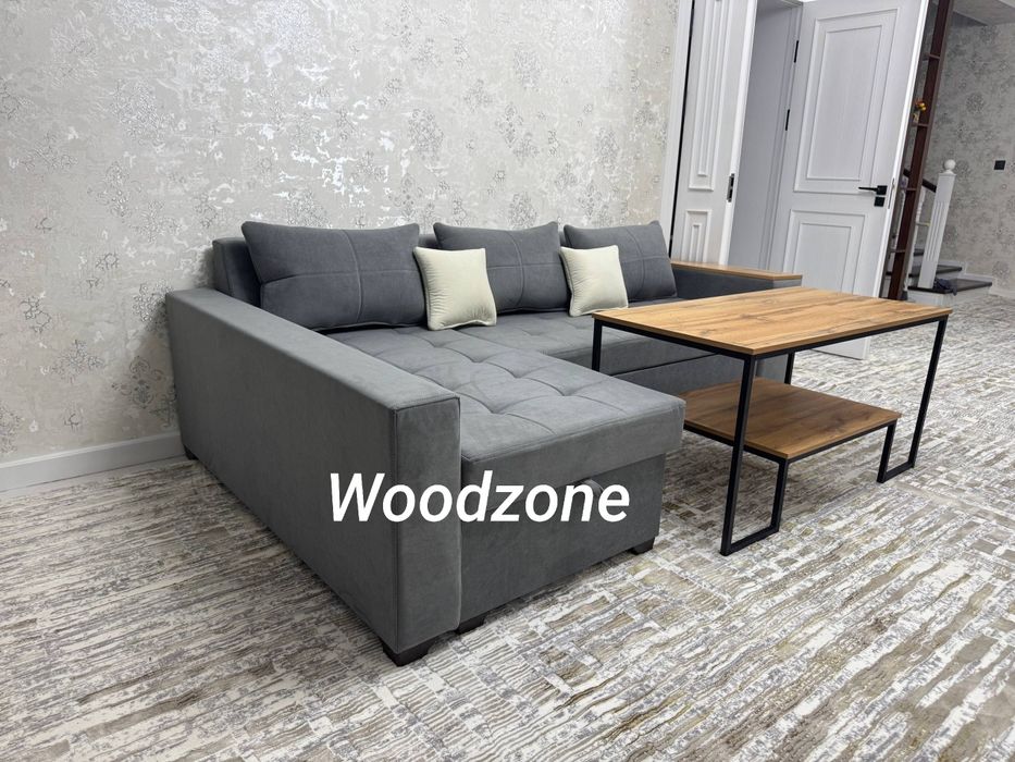 Угловой раскладной диван размер 230х150см