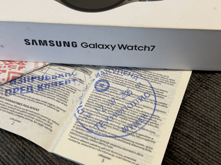 КАТО НОВ 40mm Samsung Watch 7 Технополис Гаранция 2026г. Green / Зелен