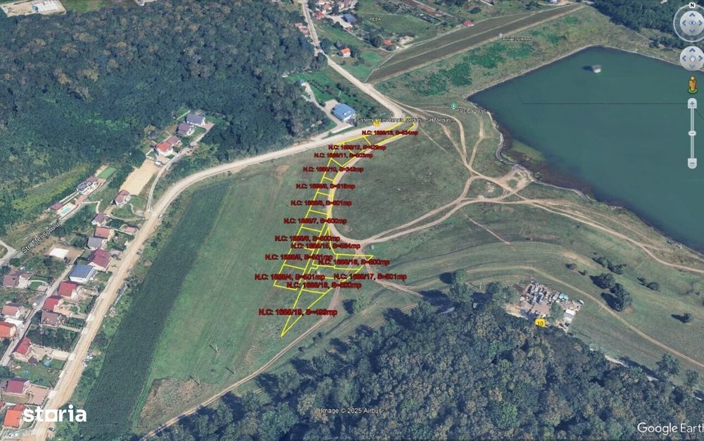 Teren intravilan 18 loturi suprafata totala 9100 mp Medias