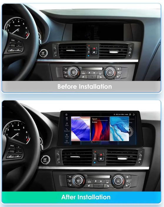 Мултимедия 10,25″ за BMW X3 X4 F25 F26 навигация CARPLAY DSP GPS