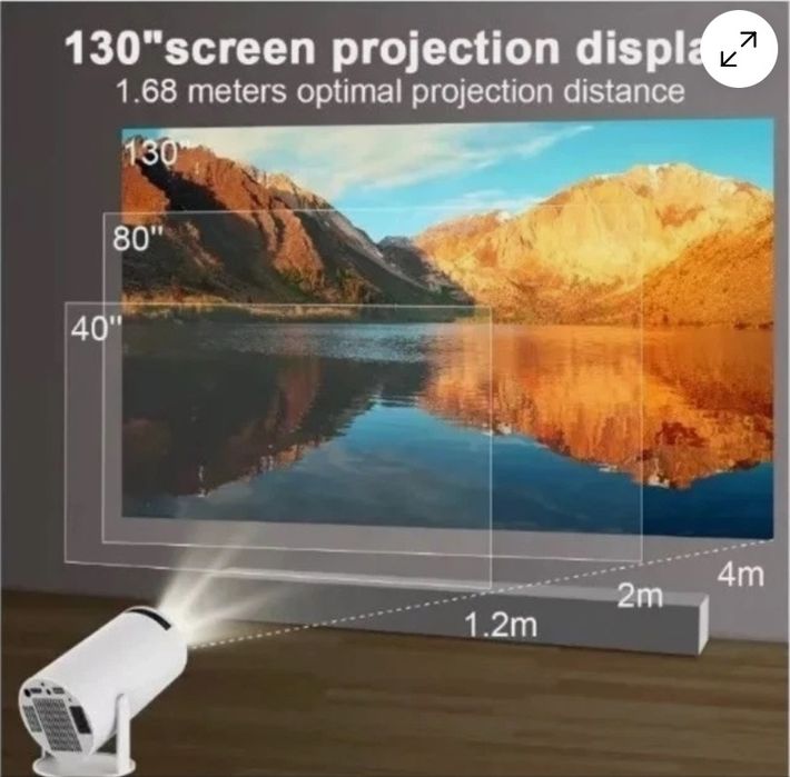 4K Mini Projector ULTRA HD