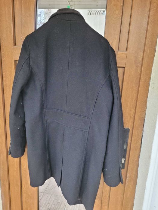 Palton Barbatesc Negru Zara Marimea M
