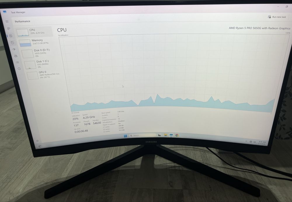 Samsung G5 Odyssey 144Hz  Curbat Freesync/G sync