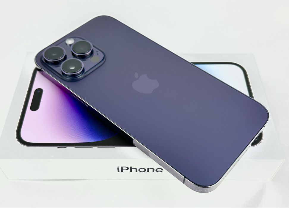Apple iPhone 14 Pro Max 256GB Deep Purple 100% Батерия! Гаранция!