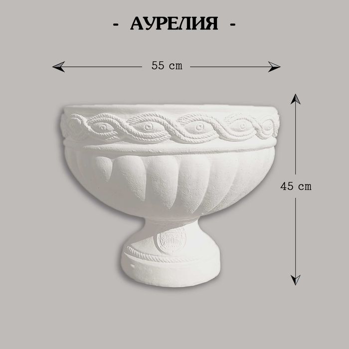 Саксии и кашпи от бетон