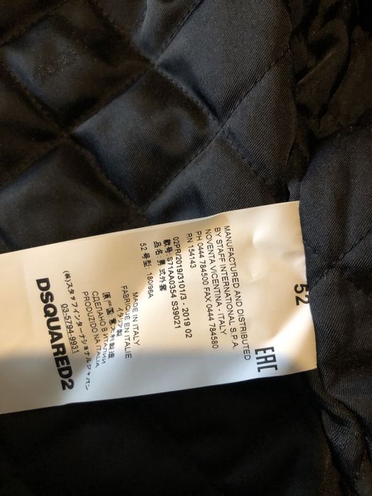 Haina de iarna Dsquared2 marimea 52 (XXL