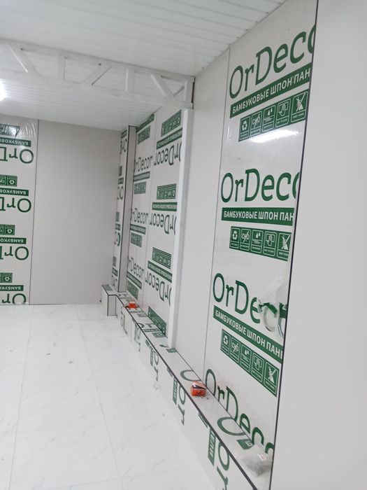 Бамбук панель установка  делаем