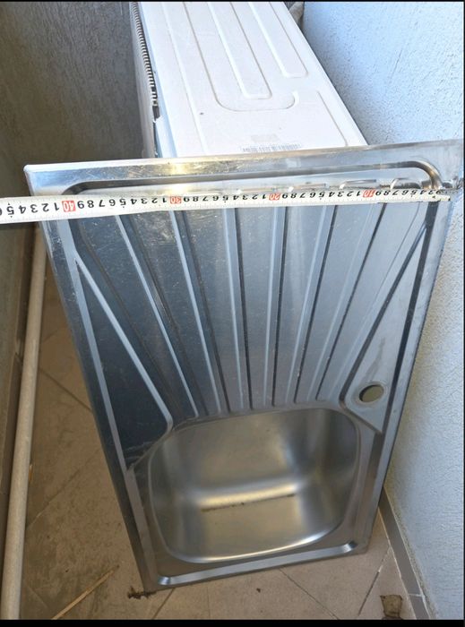 Мивка с ляв отцедник р-р 78х43 см